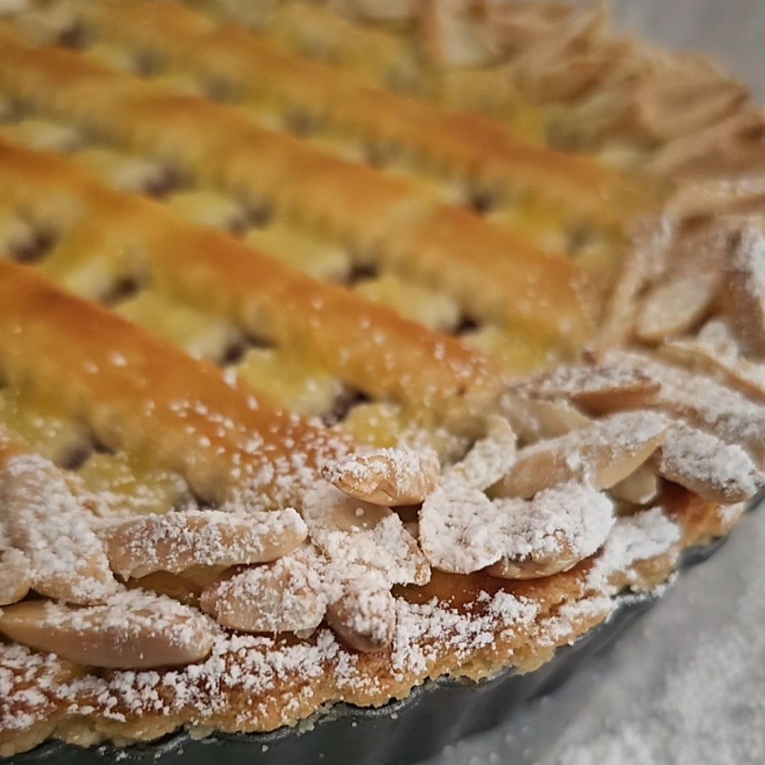 Raspberry Linzer Tart