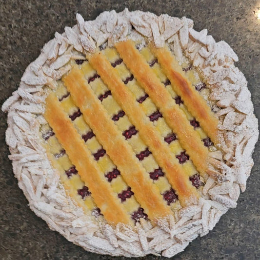 Raspberry Linzer Tart