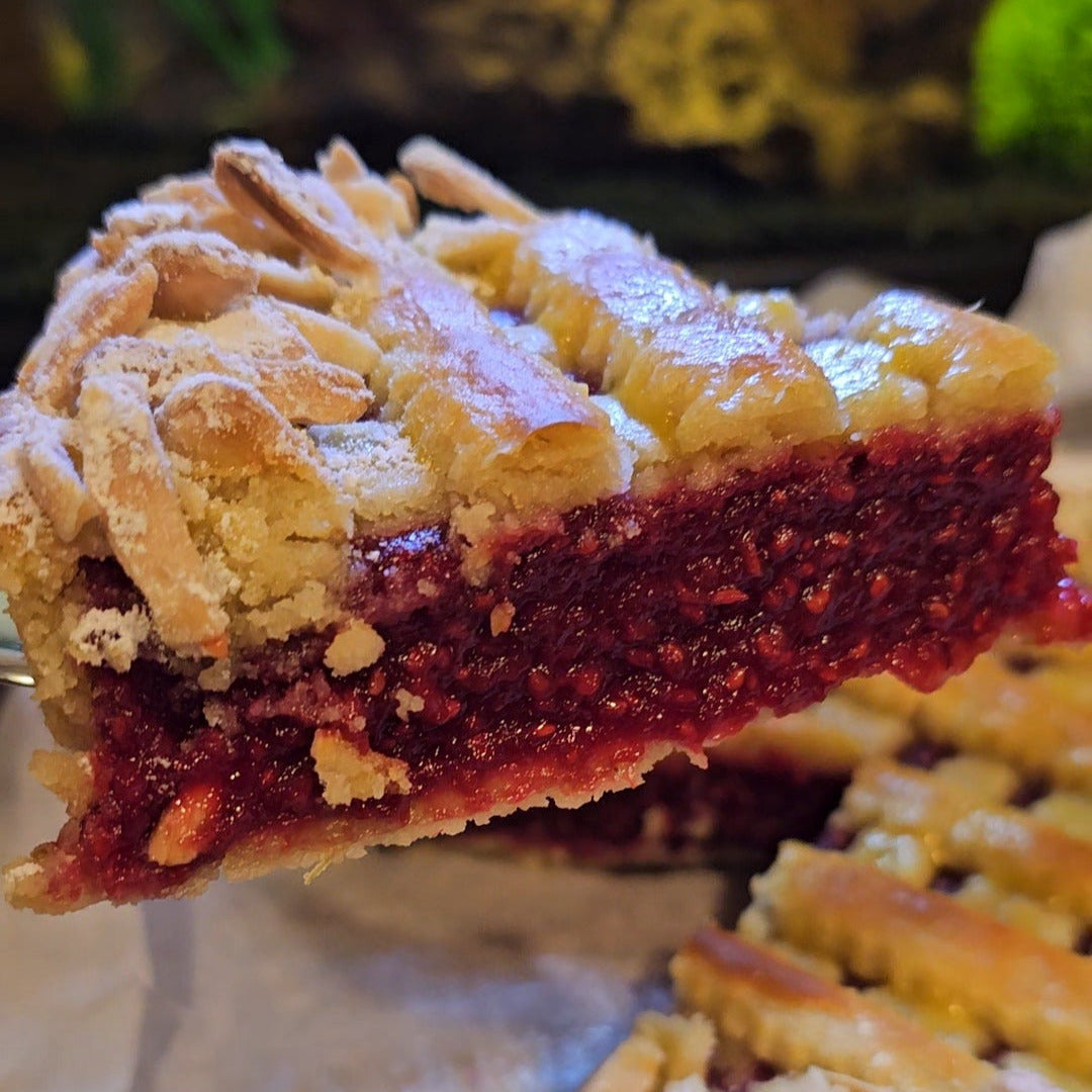Raspberry Linzer Tart