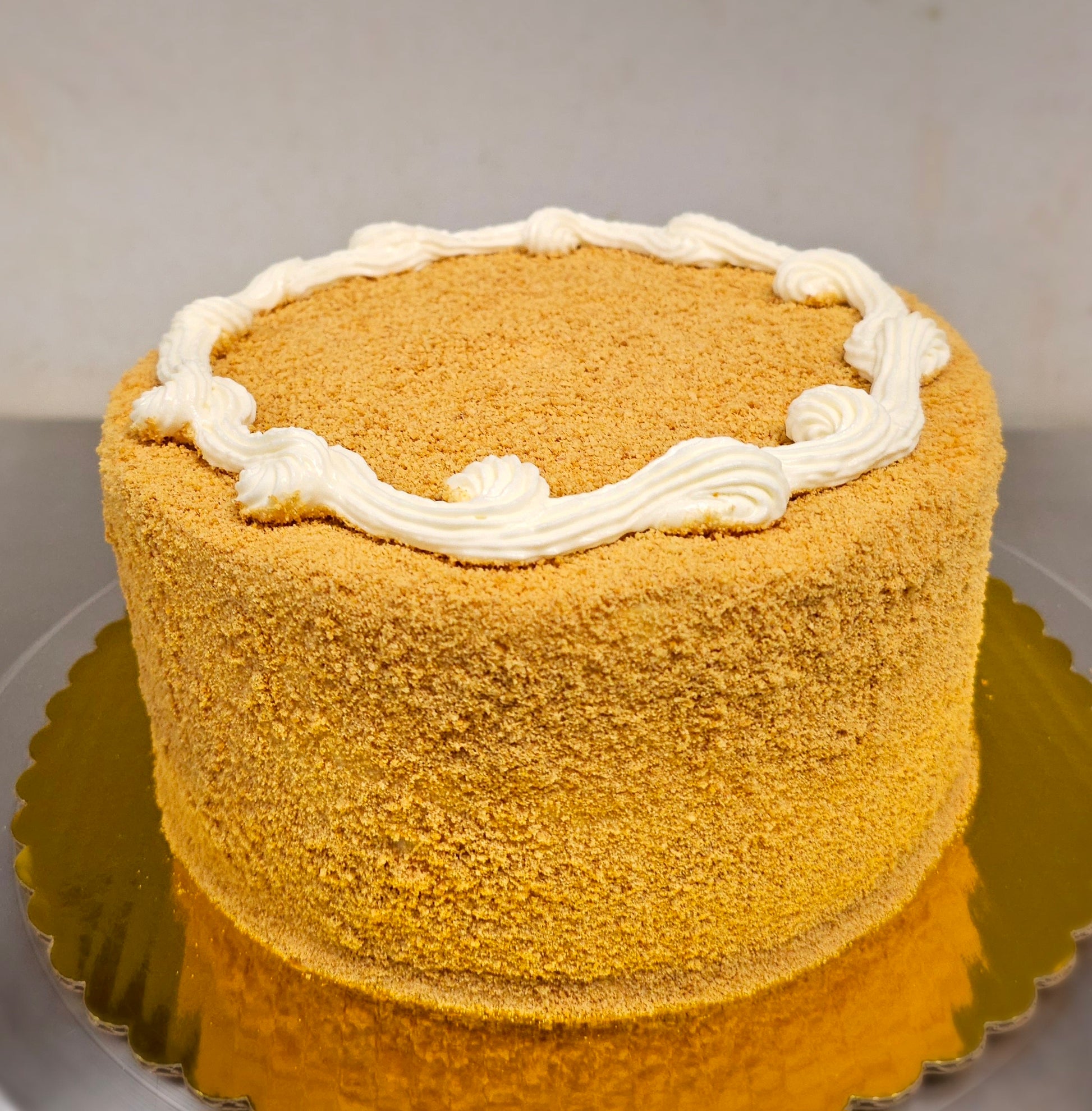 Picture of a classic honey cake.
